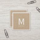 Recherche de décorées cartes visite Décoré d'un monogramme