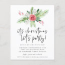 Recherche de floral noël invitations Feuillage
