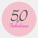 Recherche de 50 autocollants Cinquantième