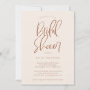 Recherche de blush bridal shower invitations Minimaliste