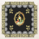 Recherche de collage vintage dessous de verres Fleurs