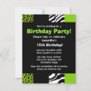 Recherche de zebra invitations Cool