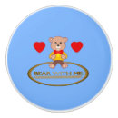 Recherche de nounours boutons et poignées de porte Bleu