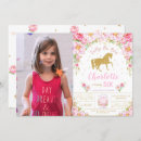 Recherche de floral horse invitations Jeune fille