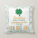 Recherche de shamrock irlandais coussins Quatre feuilles de trèfle