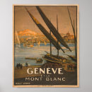 Recherche de geneve posters De voyage vintage