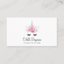 Recherche de licorne mignonne cartes visite Client(e)