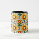 Recherche de motif tournesol tasses Fleur