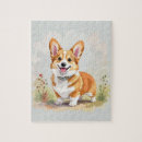 Recherche de corgi puzzles Illustration