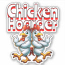 Recherche de humour de poulet autocollants Poulets jardins