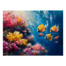 Recherche de corail posters Monde sous marin