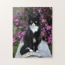 Recherche de chat smoking puzzles Jardin