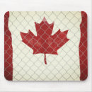 Recherche de drapeaux canadiens tapis souris Rouge