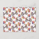 Recherche de motif vélo cartes postales Vintage