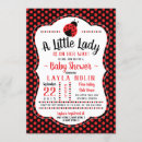 Recherche de pois noir rouge invitations Petite dame