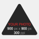 Recherche de photo triangle autocollants Concevoir votre propre