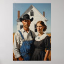 Recherche de peinture gothique américaine posters Bois