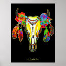 Recherche de crâne de vache posters Tribal