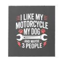 Recherche de moto blocsnotes Chien