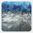 Recherche de cristaux de glace autocollants Hiver