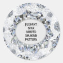 Recherche de motif de diamant autocollants Élégant