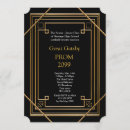 Recherche de great gatsby invitations Noir