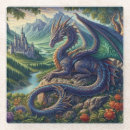 Recherche de dragon dessous de verres Imaginaire