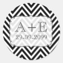 Recherche de chevrons noirs et blancs autocollants Rayures