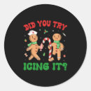 Recherche de noël rétro autocollants Glace