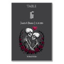 Recherche de halloween mariage table cartes Jeunes mariés