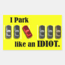 Recherche de parking autocollants Drôle