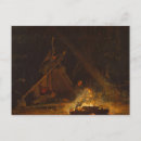 Recherche de feu de camp cartes postales Nuit