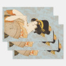 Recherche de geisha papier cadeau Kimono