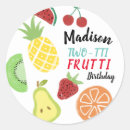 Recherche de tutti fruité autocollants Ananas
