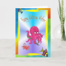 Recherche de poulpe anniversaire cartes Heureux