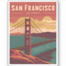 Recherche de pont de san francisco autocollants Flanc
