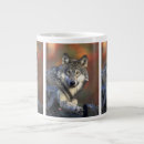 Recherche de loup sauvage tasses Gris