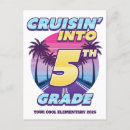 Recherche de cinque cartes postales Pour enfants