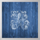 Recherche de poulpe bleu posters Antique