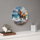 Recherche de beau cheval horloges Animal
