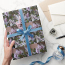 Recherche de lilas pourpre papier cadeau Vintage