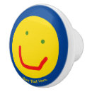 Recherche de visage jaune boutons et poignées de porte Drôle