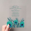 Recherche de paon bleu invitations Pour elle