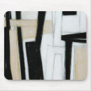 Recherche de graphique abstrait tapis souris Noir
