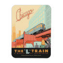 Recherche de train vintage magnets Illustration