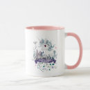 Recherche de château licorne tasses Aquarelle