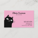 Recherche de illustration de chat cartes visite Chatte