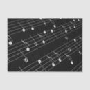 Recherche de notes musique tissus Arrière plan noir