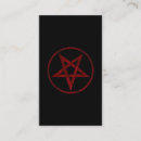Recherche de satan cartes visite Noir