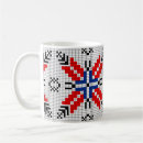 Recherche de motif folklorique tasses Ethnique